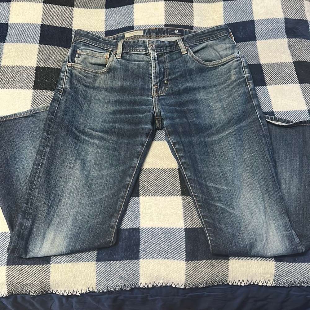 MENS ag adiano goldschmied denim jeans sz 33x34
